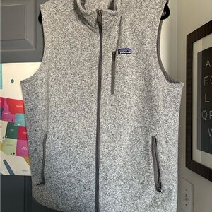 Patagonia Heathered Gray Fleece Jacket